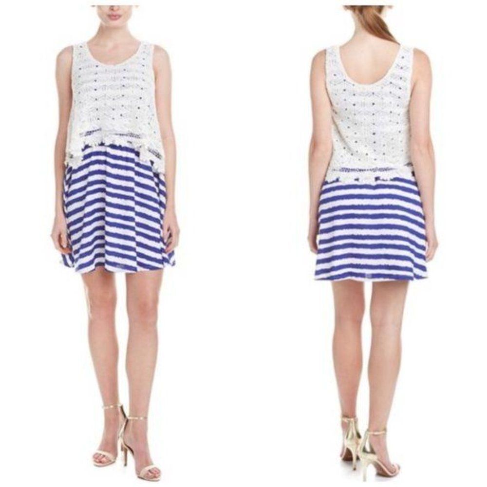 NWT Sugar Lips Seaside Stripe Dress